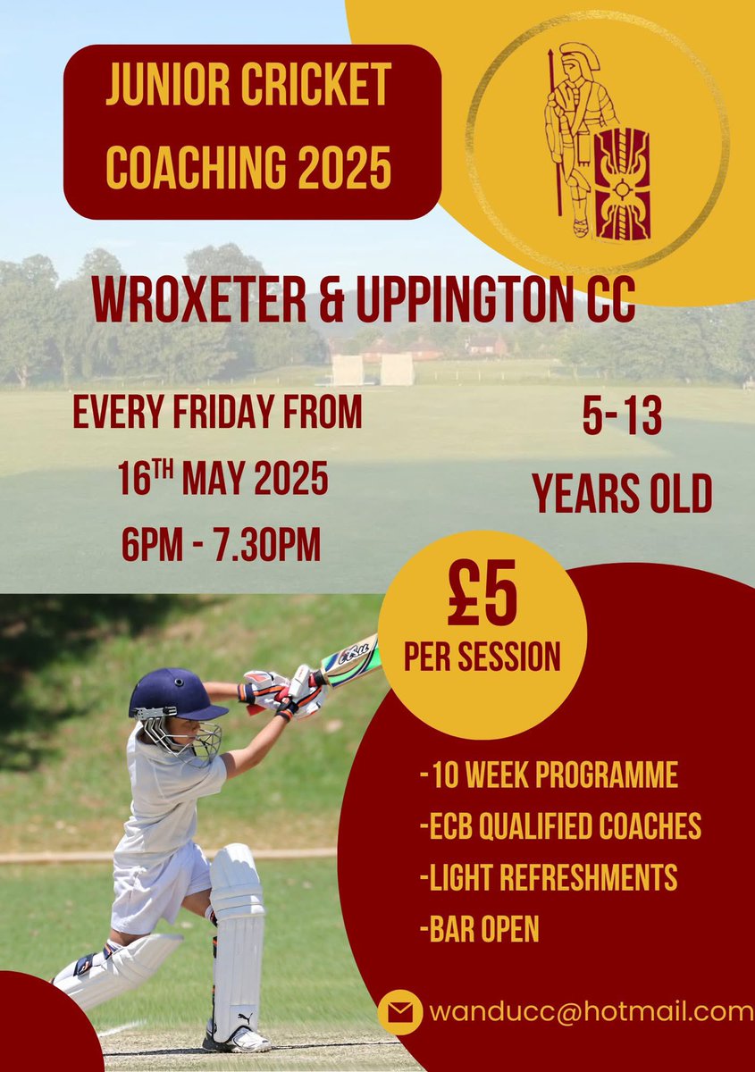 Wroxeter & Uppington CC tweet media