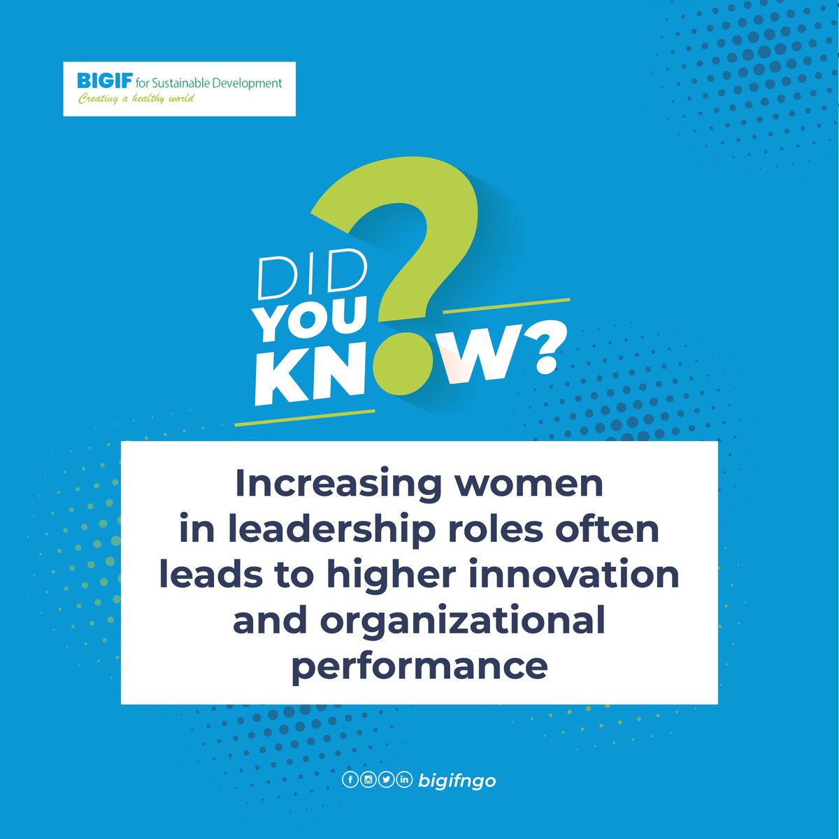 Balm in Gilead Foundation 4 Sustainable Dev-BIGIF tweet media