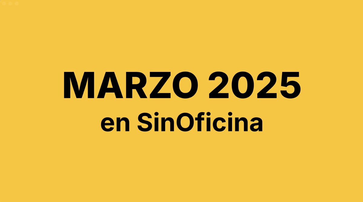 SinOficina_com's tweet photo. Qué hemos vivido este último mes en la comunidad de SinOficina:

👉 https://t.co/hqMpvfNpOK https://t.co/DAEqSBHg8z