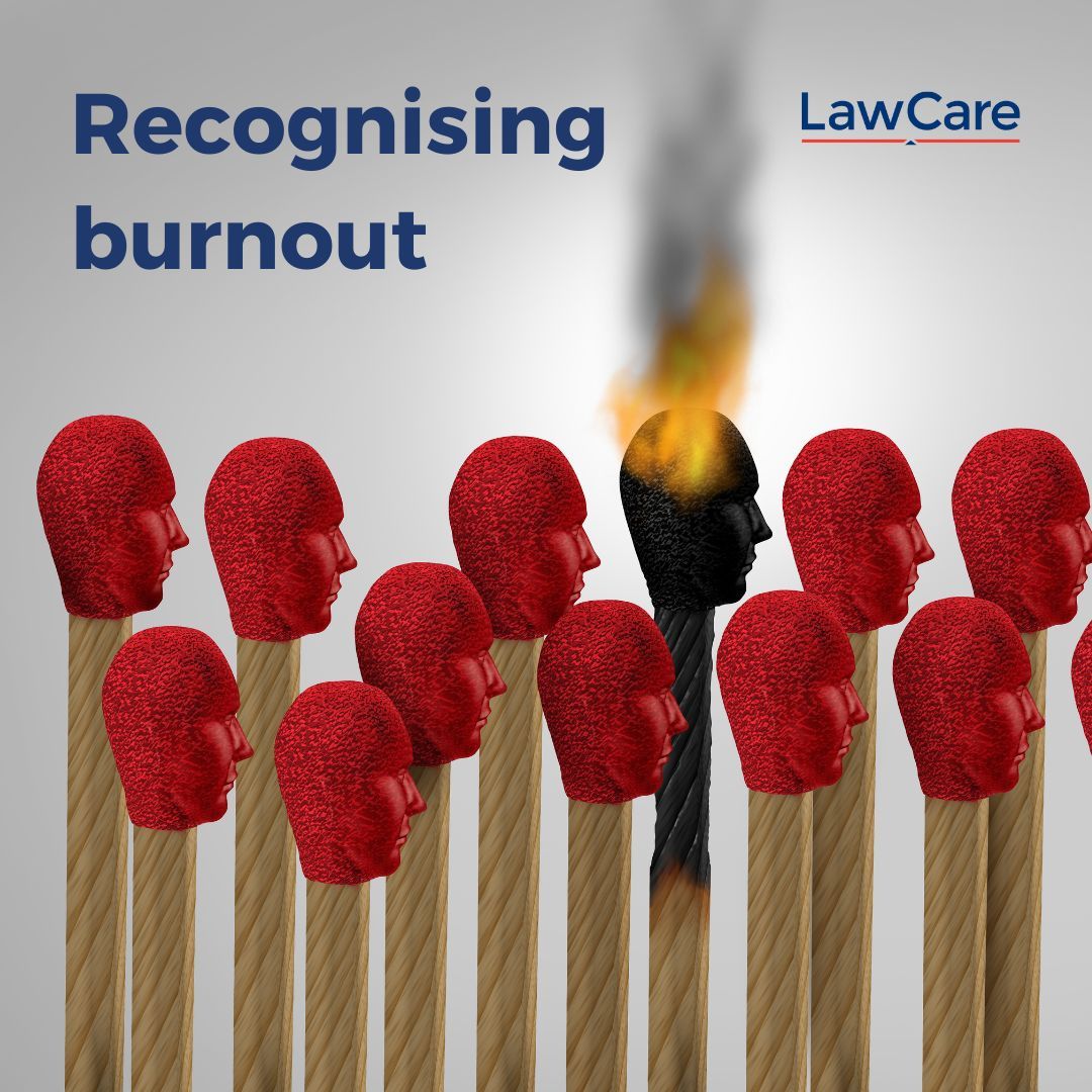 😫 Feeling constantly stressed? You’re not alone.
🔥 #Burnout can leave you feeling exhausted, detached, and even questioning your future in law.

LawCare can help.

🔗  buff.ly/8DY8HQC
☎️  Talk to us: 0800 279 6889

#Stress #LegalSector #BurnoutAwareness #MentalHealth