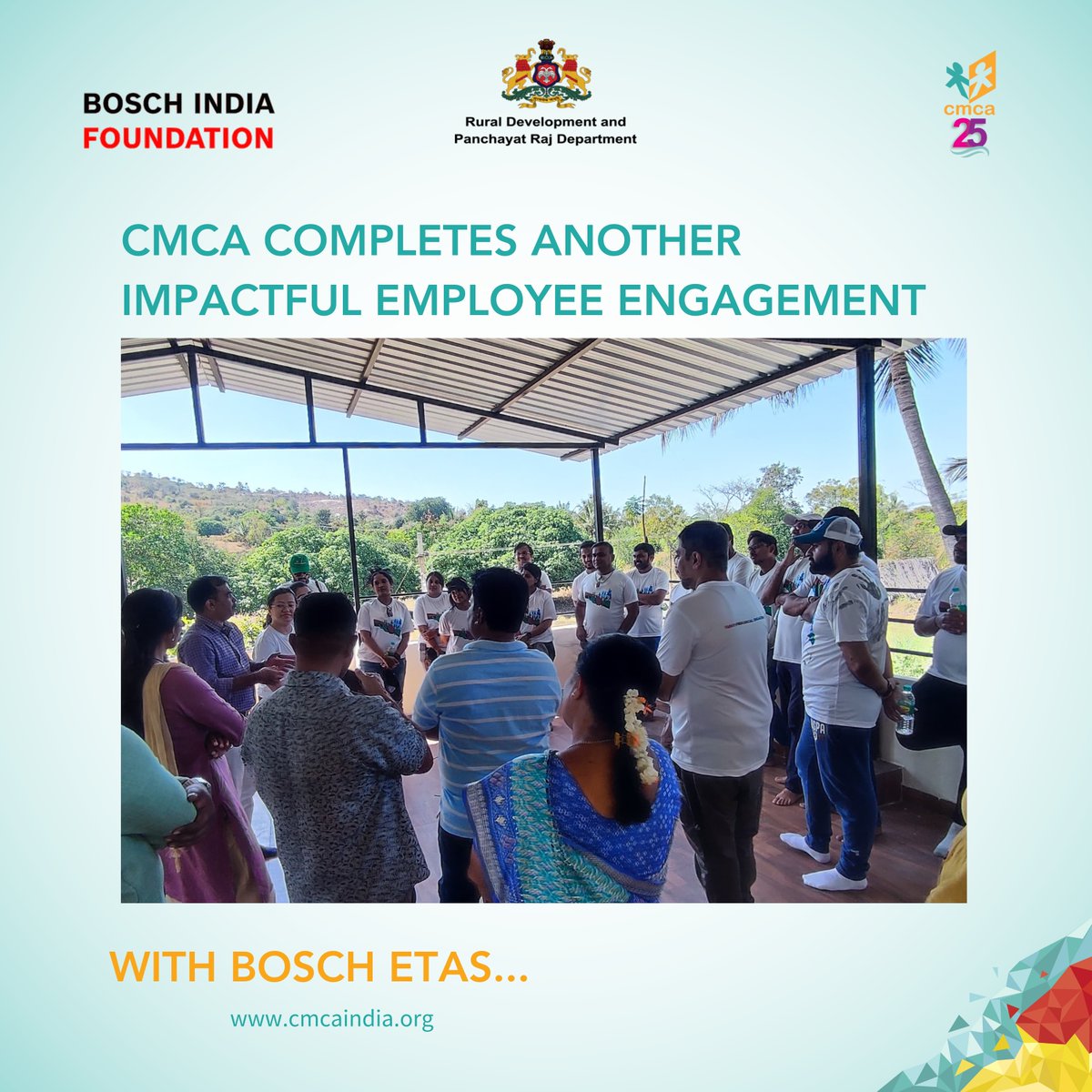 cmca (@cmcaindia) on Twitter photo Transforming spaces, enriching communities! 🌟
22 Bosch ETAS employees painted the Gram Panchayat Library in H. Byadarahalli, Ramanagara District, making it a vibrant and welcoming space. Thank you, Bosch ETAS, for your support!. <a href="/boschindia/">Bosch India</a>
#EmployeeEngagement Transforming spaces, enriching communities! 🌟
22 Bosch ETAS employees painted the Gram Panchayat Library in H. Byadarahalli, Ramanagara District, making it a vibrant and welcoming space. Thank you, Bosch ETAS, for your support!. <a href="/boschindia/">Bosch India</a>
#EmployeeEngagement