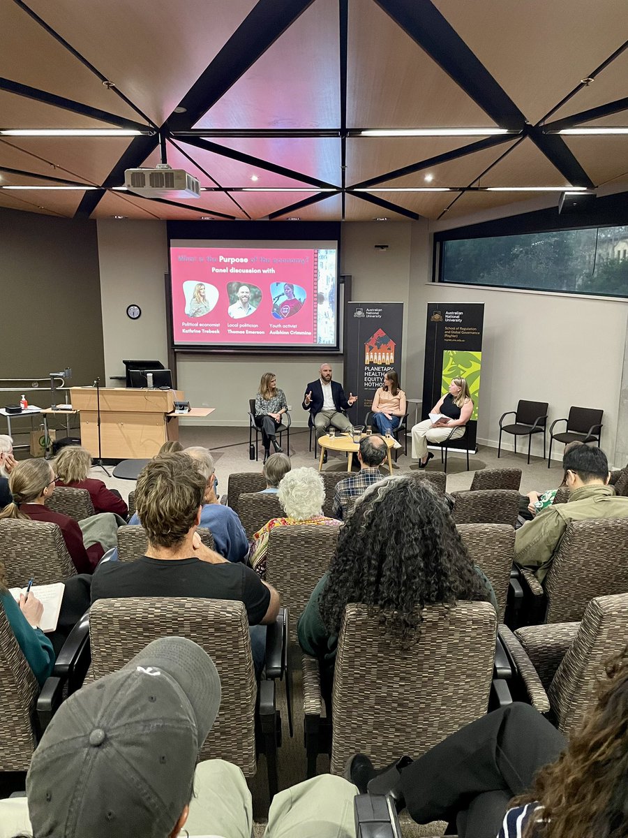 Roxana Tompea (@rctompea) on Twitter photo As the election approaches, <a href="/PHEHothouse/">Planetary Health Equity Hothouse</a> is hosting a panel and movie screening (#Purpose) focused on hope, inclusion, & the wellbeing economy. A big thanks to <a href="/KTrebeck/">Katherine Trebeck (a less than infrequent X user)</a> <a href="/EmersonMLA/">Thomas Emerson MLA</a> & <a href="/aoibhinn_c/">Aoibhinn Crimmins</a> 4 their insightful contributions on the purpose and future direction of the economy. As the election approaches, <a href="/PHEHothouse/">Planetary Health Equity Hothouse</a> is hosting a panel and movie screening (#Purpose) focused on hope, inclusion, & the wellbeing economy. A big thanks to <a href="/KTrebeck/">Katherine Trebeck (a less than infrequent X user)</a> <a href="/EmersonMLA/">Thomas Emerson MLA</a> & <a href="/aoibhinn_c/">Aoibhinn Crimmins</a> 4 their insightful contributions on the purpose and future direction of the economy.