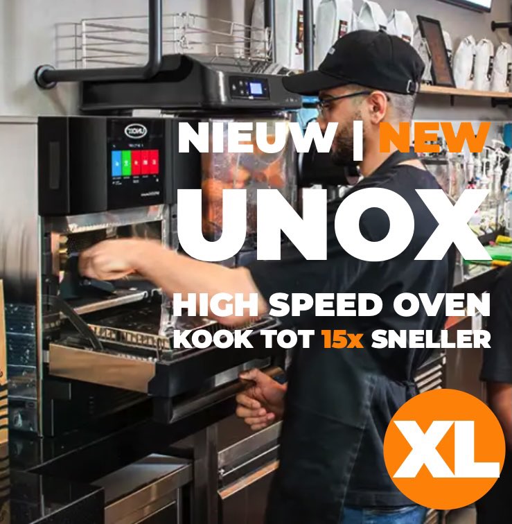 KOOK TOT 15x SNELLER ‼️

De #UNOX Speed Compact is een high speed oven die tot 15x sneller kookt dan een convectie oven. 

Ga snel 😜 naar horecaxl.com/horecadeals/un… en profiteer van de introductie‼️

#horeca #highspeedovens #leasen #nederland #belgië #rapidcooking #leasing