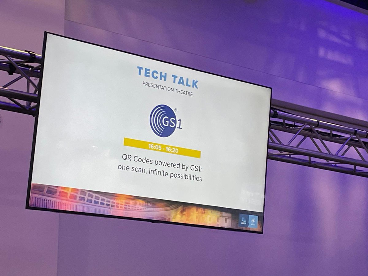 Reflecting on an incredible event where Denis O'Brien, Director of Standards &amp; Solutions at GS1 Ireland, and Tom Quets, Sector Lead Agriculture at GS1 Nederland, shared their expertise on the future of food safety and transparency through QR codes powered by GS1