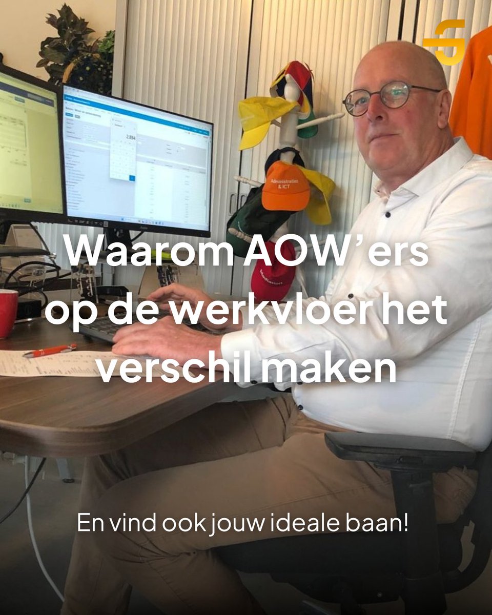 65plusNL's tweet image. Steeds meer AOW’ers werken door. Niet omdat het moet, maar omdat ze willen. En dát maakt het verschil. “Zolang het kan, wil ik mijn ervaring actief en zinvol inzetten”, vertelt financieel medewerker Minne.

Als AOW'er ook doorwerken? Ga naar hubs.ly/Q03fJ5B50.