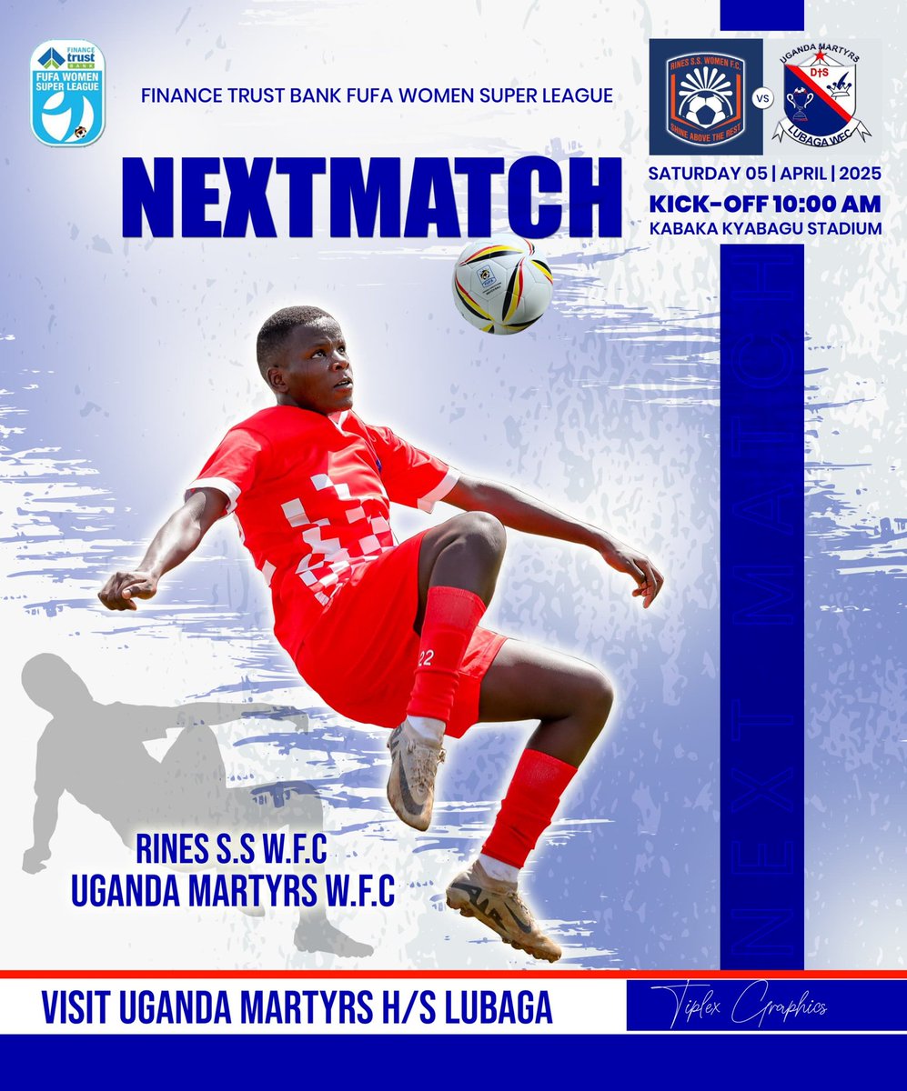 Uganda Martyrs Lubaga WFC (@ugandamlwfc) on Twitter photo We will be on the road for our next <a href="/FUFAWSL/">Finance Trust Bank FUFA Women Super League</a> fixture against Rines WFC this Saturday.
#StrongToTheFinish We will be on the road for our next <a href="/FUFAWSL/">Finance Trust Bank FUFA Women Super League</a> fixture against Rines WFC this Saturday.
#StrongToTheFinish