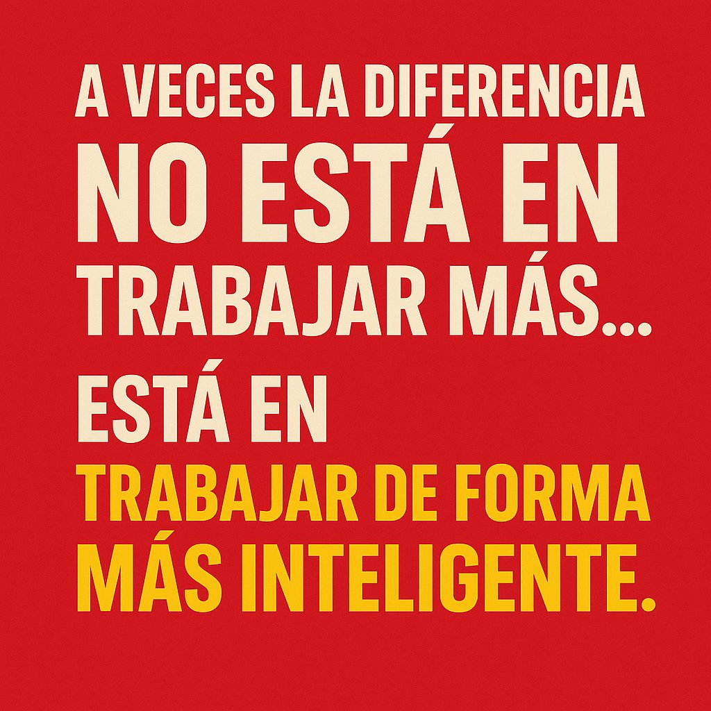 aitorcc's tweet image. 🚨 ¿Y si el problema no es cuánto trabajas, sino cómo trabajas?

A veces la diferencia no está en trabajar más…

Está en trabajar de forma más inteligente.

👇 Descúbrelo aquí:
aitorcastro.com/cursos/curso/E…