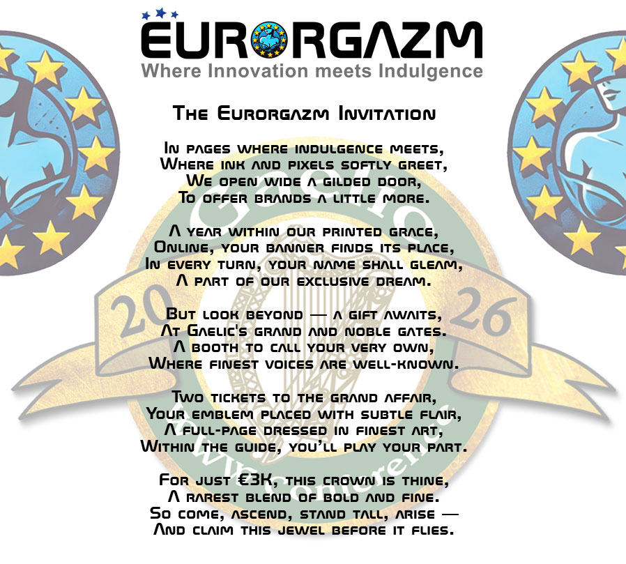 The Eurorgazm Poem 
eurorgazm-magazine.com/press-releases… 
via @Eurorgazm Magazine • Adult Biz Magazine • Content Creator • Gaming 
#eurorgazm #poem #gwcireland