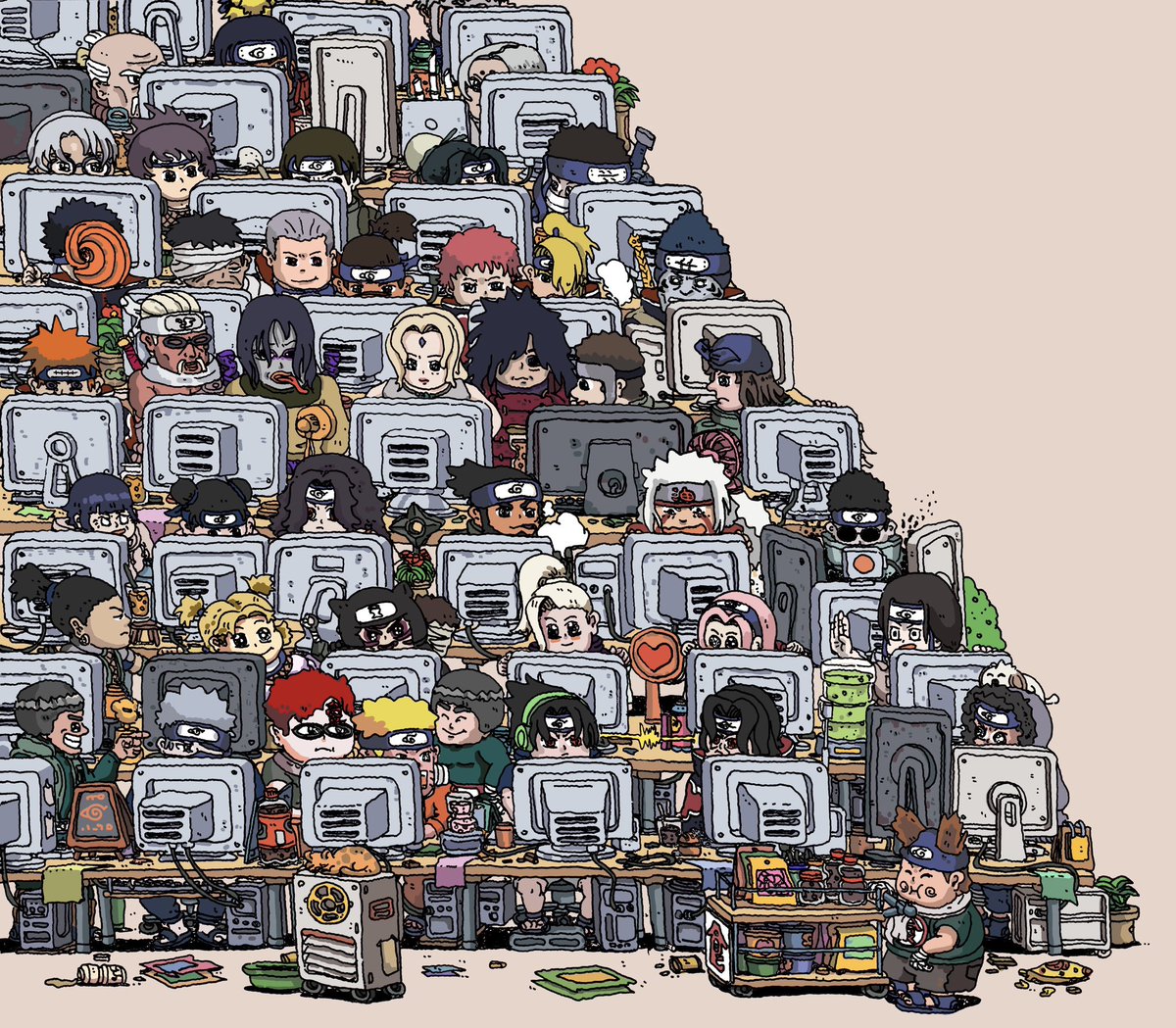 当火影坐班制
#naruto