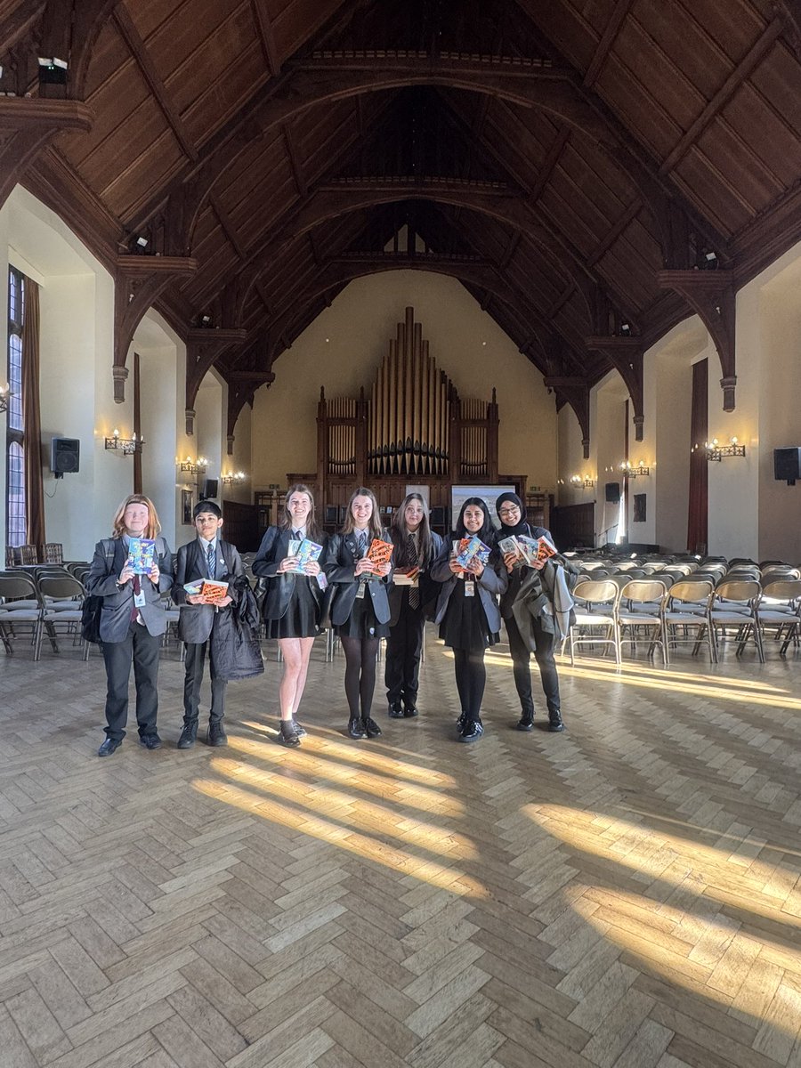 SharplesLibrary's tweet image. We are at Bolton School today for the Bolton Children Fiction Awards! We can’t wait to meet the authors and get our books signed! #BCFA2025 @SharplesSchool @SharplesEnglish