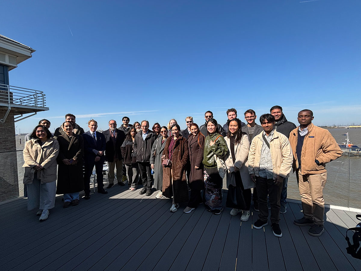 Port of London Authority (@londonportauth) on Twitter photo Yesterday, the PLA hosted maritime students from Antwerp Management School, as part of a visit organised by Dr Patrick Verhoeven <a href="/WPSP_IAPH/">International Association of Ports & Harbors</a>
Find out more about careers at the PLA ➡️ hubs.la/Q03fJ8-S0
#RiverThames #PortOfLondon #ThamesEstuary #Essex #Kent #ThamesVision2050 Yesterday, the PLA hosted maritime students from Antwerp Management School, as part of a visit organised by Dr Patrick Verhoeven <a href="/WPSP_IAPH/">International Association of Ports & Harbors</a>
Find out more about careers at the PLA ➡️ hubs.la/Q03fJ8-S0
#RiverThames #PortOfLondon #ThamesEstuary #Essex #Kent #ThamesVision2050