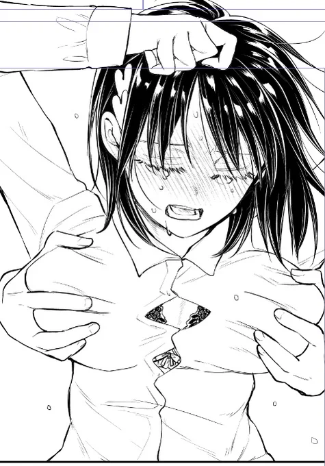 担当さんに複製原画にしたいっていわれた来週の怒業の蒼げんこう。
一応センシティブ。 