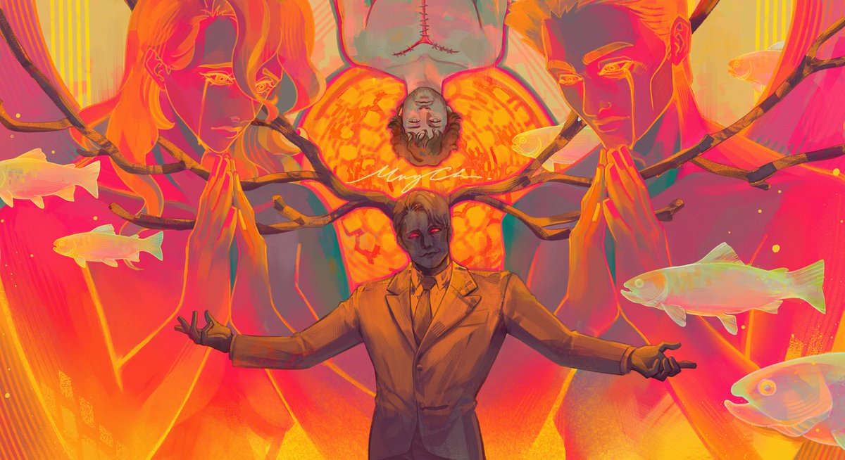 MingChaCha2's tweet image. Welcome to my world. #Hannibal #Hannigram #WillGraham #MadsMikkelsen #HughDancy