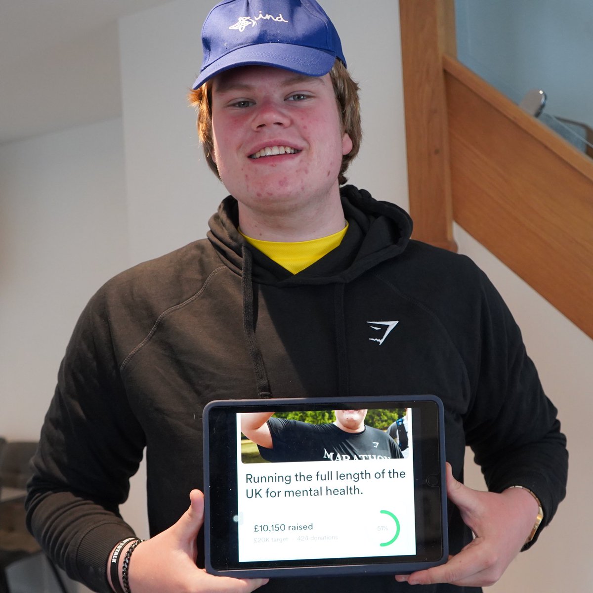 Start of day 3 and we’ve hit £10,000 FOR @mindcharity 💙

So blooming grateful for every single one of you legends. Long way to go but I promise I will never give up in this challenge, no matter how slow or how far- I will give everything. Link is in bio for the GoFundMe