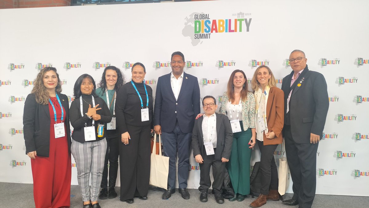Las #PersonasConDiscapacidad de #Iberoamérica están en la #GDS2025 con los Representantes del PID de Costa Rica, España, Guatemala, República Dominicana y la UT del <a href="/GrupoSocialONCE/">Grupo Social ONCE</a>