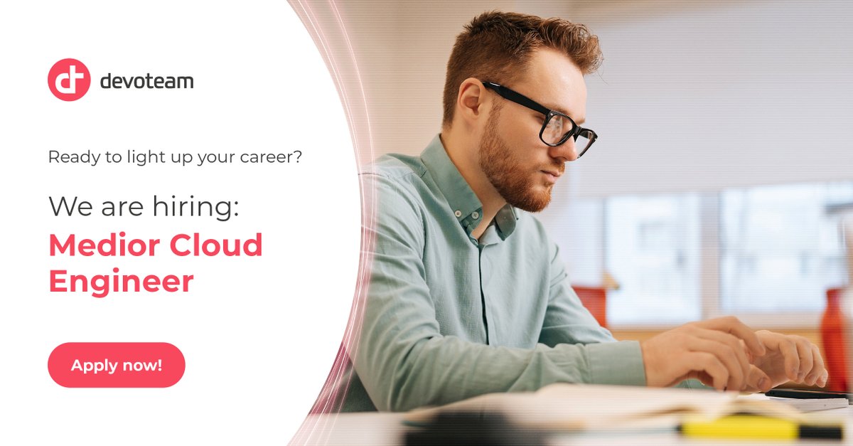 We're looking for Medior Cloud Engineers who want to be at the heart of the tech revolution! 
🚀Don’t just code. Build a brighter future. 
Explore the job role in our office in Novi Sad ➡️ lnkd.in/dETdwt7w 

#cloudengineer #devoteamserbia #awsengineer #googlecloudpartner