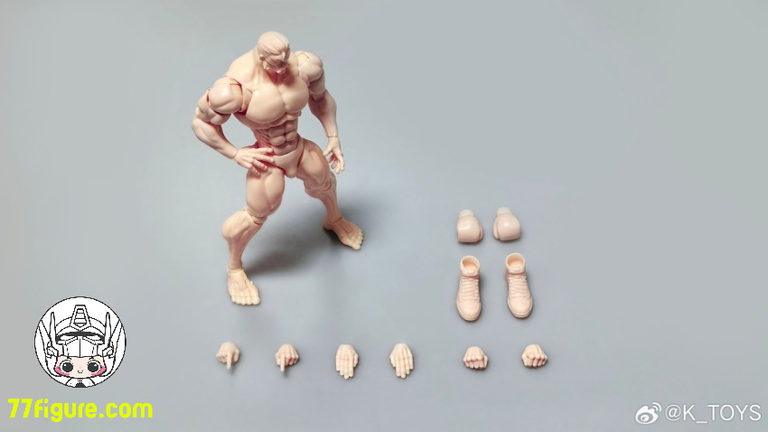 77figure's tweet photo. [先行販売] K Toys 1/12 KT01 強く筋肉質 可動男性素体
素材：ABS
全高：6.6cm / 2.6''
スケール：1/12
全額未定
--------
👇詳細・アップデートのリンク👇
https://t.co/kGBxVEkukG

#KToys #KT01 #強く筋肉質 #可動男性素体 #素体 #男性素体 #可動フィギュア #可動素体 https://t.co/XJMq4w2KaC