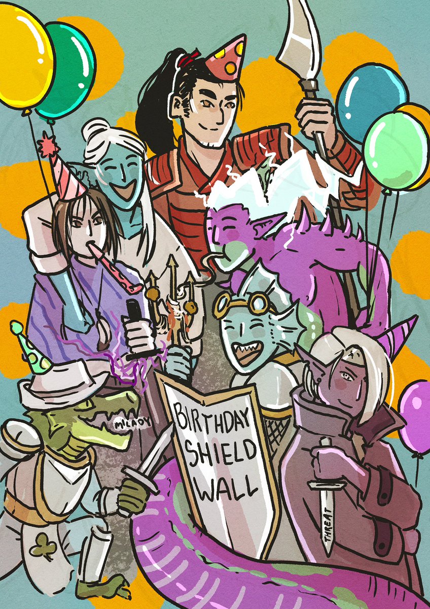 Yaaayyy it’s my favorite DMs birthdayy 💖 HAPPY BIRTHDAY <a href="/FailingDice/">David Jasinski</a>