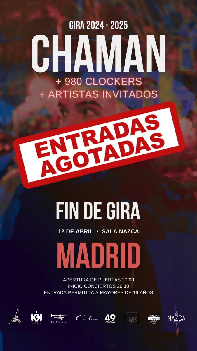 ¡Familia!
Los conciertos empiezan a las 20:30
¡No os lo perdáis!