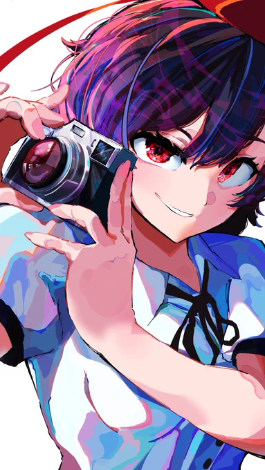 射命丸文再掲 #イラスト #東方Project