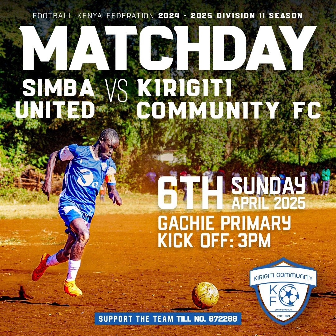 FKirigiti's tweet photo. Back at it, this time against a Simba that left the bushes....

#InGodWeTrust #WeAreKirigitiCommunityCogito Ergo Sum! #WePushOn #FootballKE https://t.co/9hRHmwaZPj