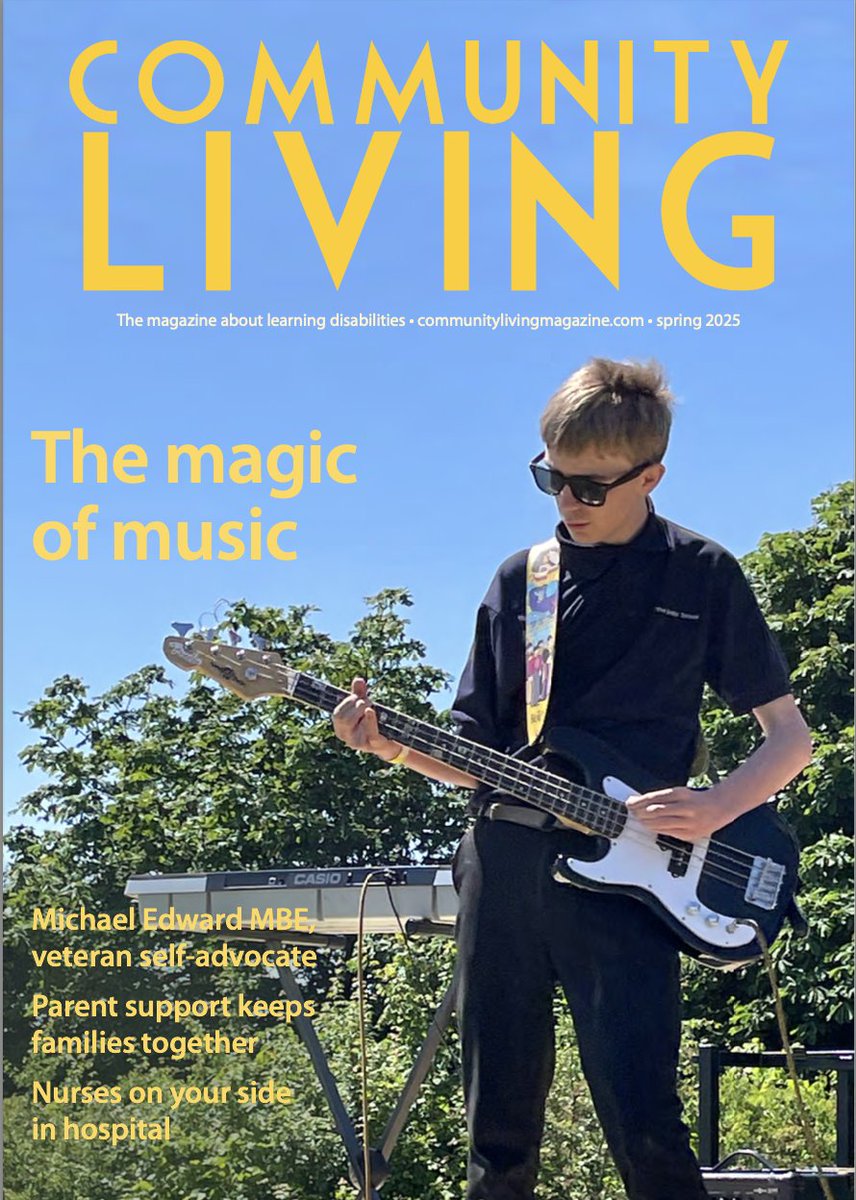 Community Living Magazine (@commlivingmag_) on Twitter photo 📖Our new issue is out tomorrow, with support and welfare under threat, our new edition looks at what's possible when potential is upheld
with cover star James Harris, story by <a href="/johnharris1969/">John Harris</a>
#learningdisability #autism 📖Our new issue is out tomorrow, with support and welfare under threat, our new edition looks at what's possible when potential is upheld
with cover star James Harris, story by <a href="/johnharris1969/">John Harris</a>
#learningdisability #autism