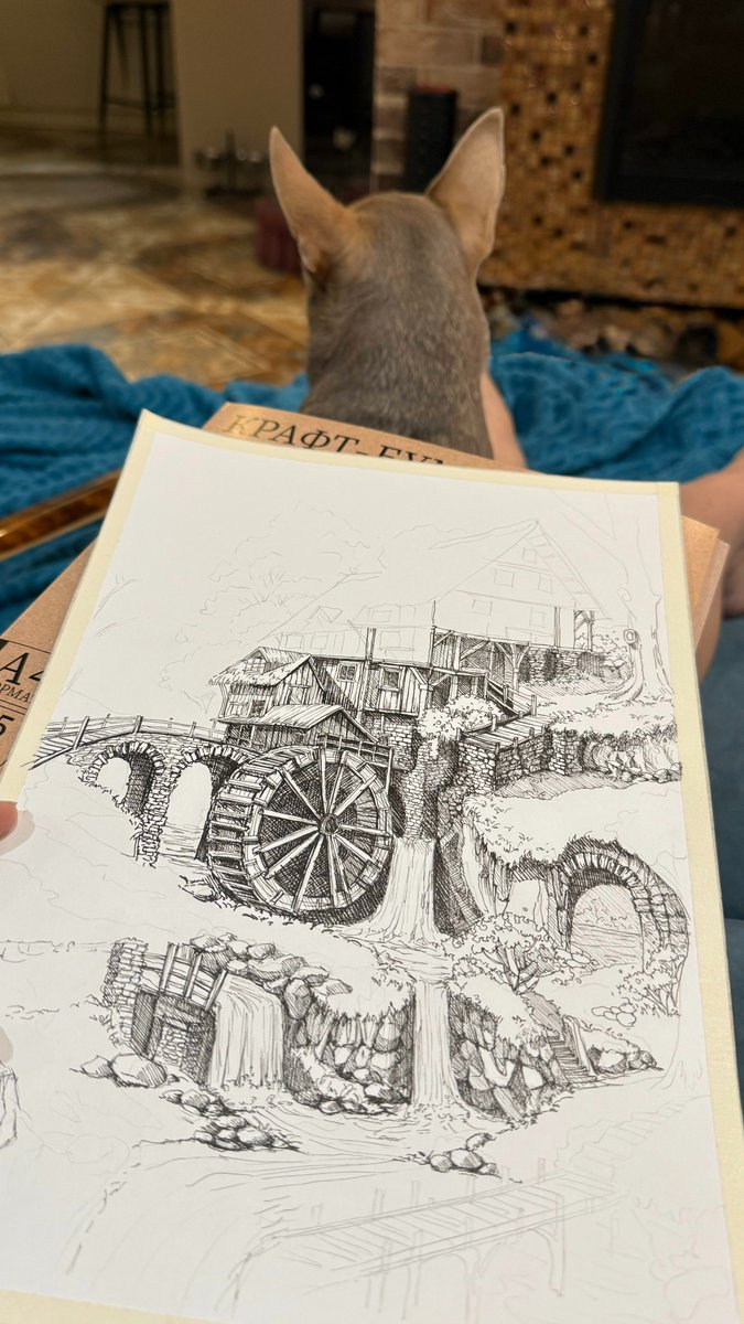 Have a good day, dear friends!💫

Today's plan is to finish this job🖤
My assistant is always there for me🫶