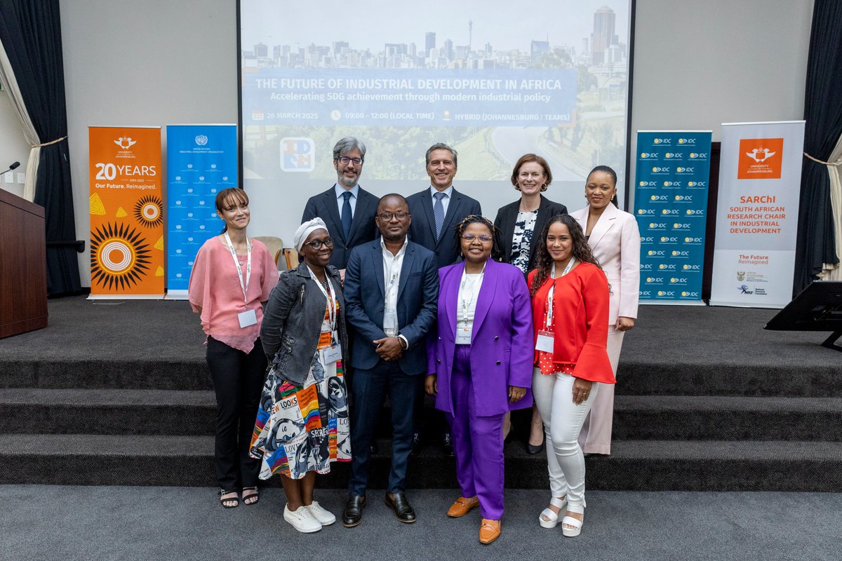 SARChI Industrial Development (@sarchi_id) on Twitter photo 🌍The Future of #IndustrialDevelopment in Africa 📷 #UNIDO, <a href="/SARChI_ID/">SARChI Industrial Development</a>, and <a href="/IDCSouthAfrica/">IDC South Africa</a> launched the IDR 2024 in #Johannesburg, showcasing industrialization as a key driver of jobs, innovation, equality, and the #SDGs in #Africa. 📷unido.org/news/unido-lau… 🌍The Future of #IndustrialDevelopment in Africa 📷 #UNIDO, <a href="/SARChI_ID/">SARChI Industrial Development</a>, and <a href="/IDCSouthAfrica/">IDC South Africa</a> launched the IDR 2024 in #Johannesburg, showcasing industrialization as a key driver of jobs, innovation, equality, and the #SDGs in #Africa. 📷unido.org/news/unido-lau…