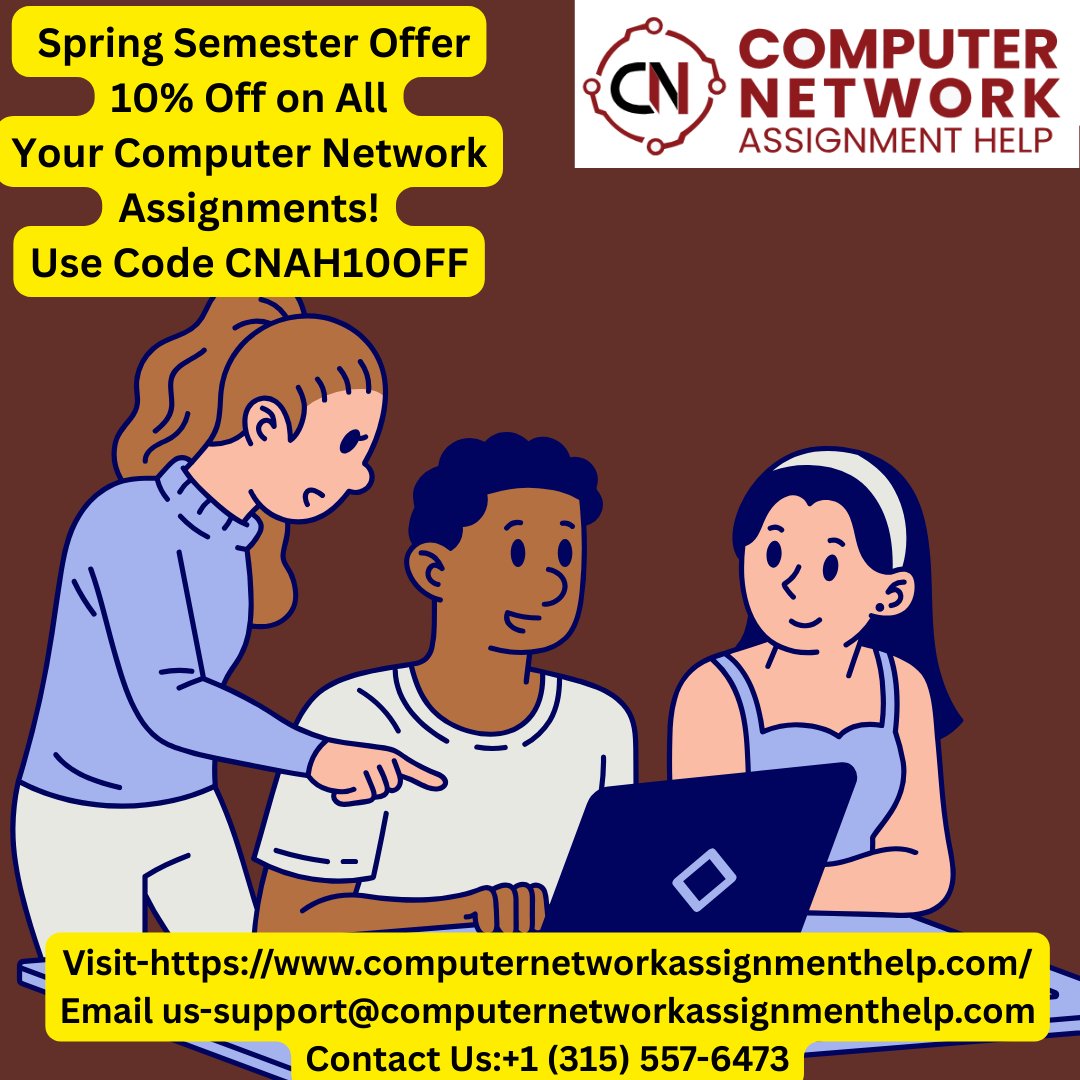 Computernetwo26's tweet image. 🚀 Get 10% OFF this spring on all assignments! Struggling with networking tasks? Our computer network assignment help at computernetworkassignmenthelp.com ensures expert solutions & timely delivery. Use code CNAH10OFF now! 📩 DM us today! 🌱💻 #computernetworkassignmenthelp #study