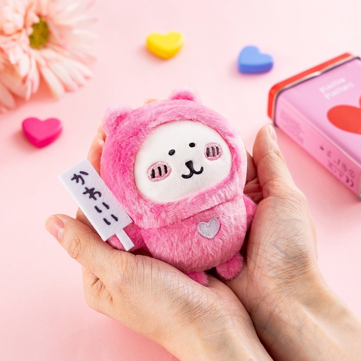 ナガノマーケット ローズなナガノのくま かわいい 札持ち ハートなナガノのくま ナガノマーケット ローズなナガノのくま 「かわいい」札持ち
