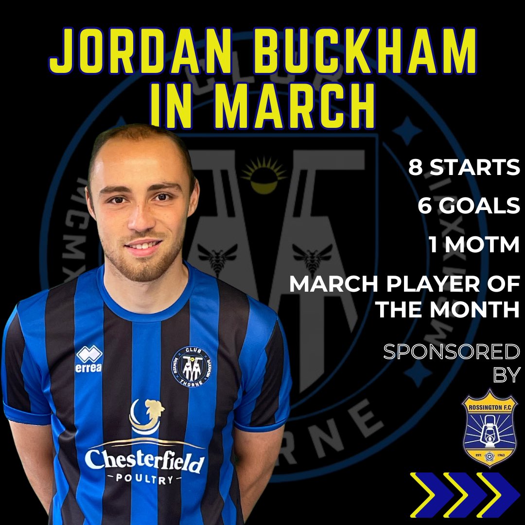 clubthornecoll's tweet photo. Jordan Buckham in March 🙌

Here are just a few of those goals ⚫️🔵

#ncel #colliery #clubthorne #upthecolliery #clubthorneacademy #thorne #moorends #doncasterisgreat #doncaster https://t.co/JNh1h1zKgf