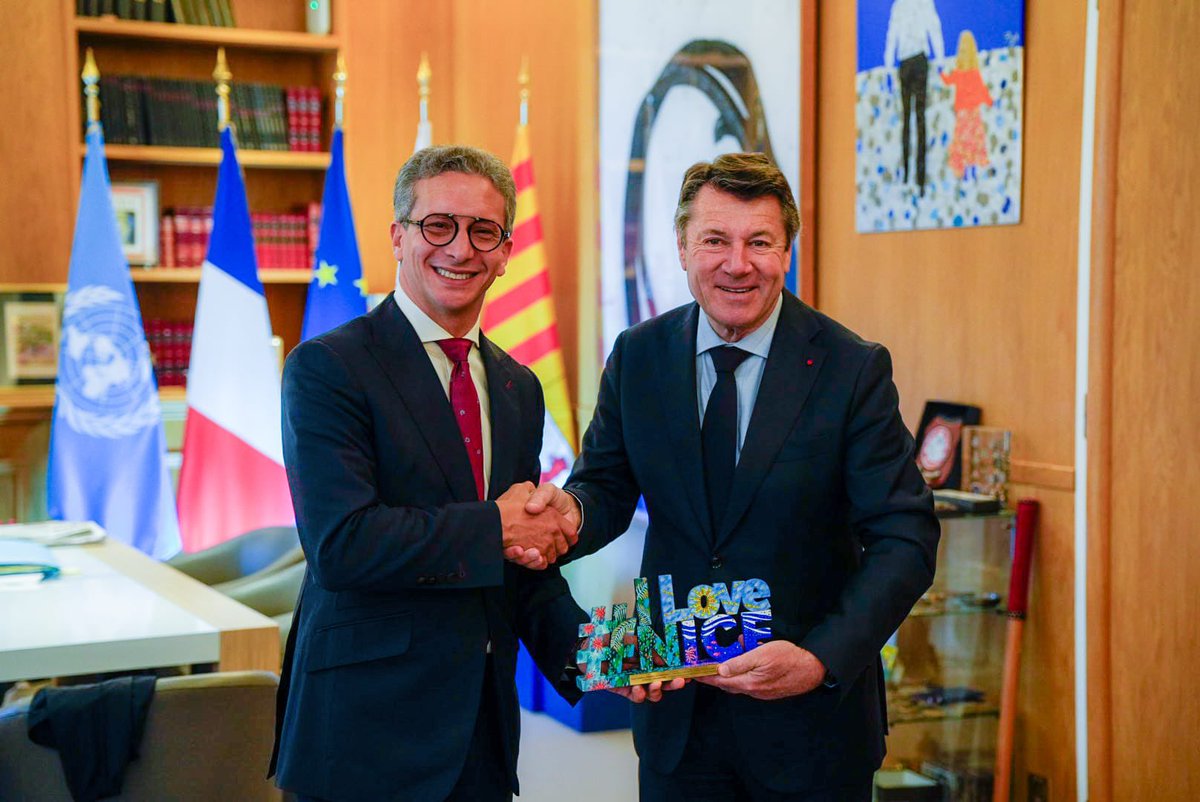 Christian Estrosi (@cestrosi) on Twitter photo Honoré d’avoir reçu à Nice <a href="/Amakrane/">Kamal Amakrane</a>, envoyé spécial pour le climat du Président de l’Assemblée générale des <a href="/UN/">United Nations</a> et directeur général du @gccmobility. L’occasion d’échanger et de finaliser les derniers détails de notre collaboration, qui unira, le 7 juin prochain, le GCCM — Honoré d’avoir reçu à Nice <a href="/Amakrane/">Kamal Amakrane</a>, envoyé spécial pour le climat du Président de l’Assemblée générale des <a href="/UN/">United Nations</a> et directeur général du @gccmobility. L’occasion d’échanger et de finaliser les derniers détails de notre collaboration, qui unira, le 7 juin prochain, le GCCM —