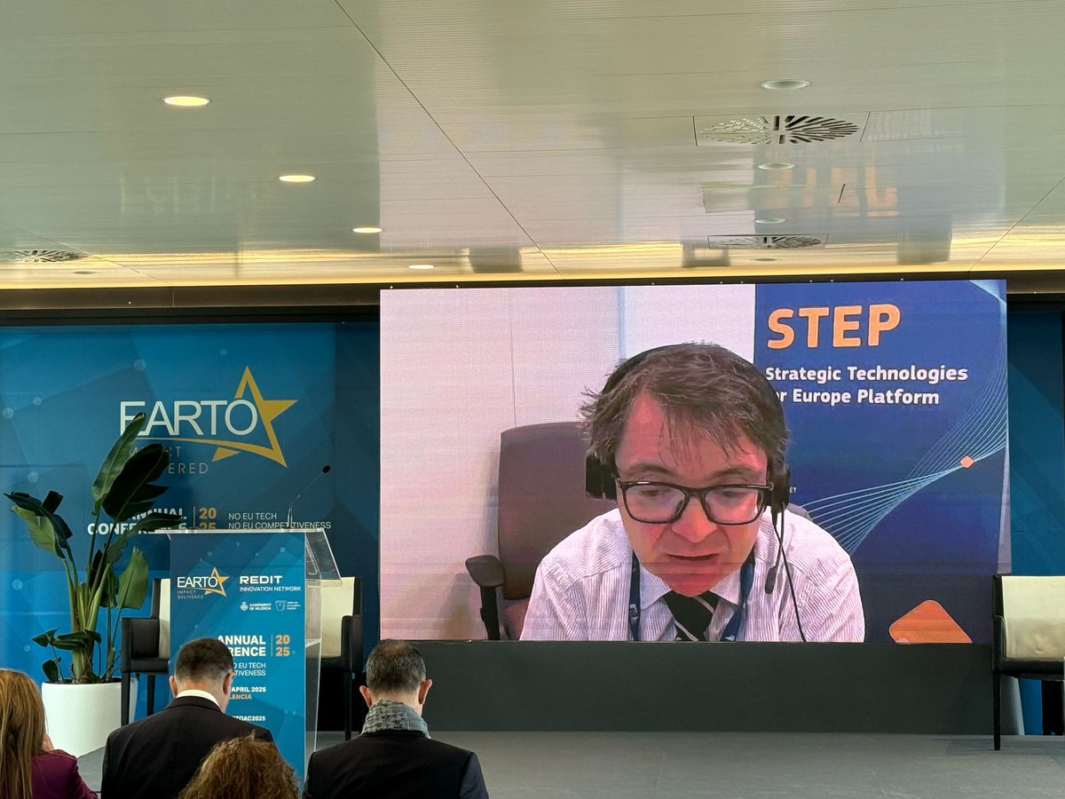 EARTO (@eartobrussels) on Twitter photo '📢Let's attack the part 2️⃣ of #EARTOAC2025, with a keynote speech of Davide Lombardo, DG BUDGET, <a href="/EU_Commission/">European Commission</a>.
➡️ No EU Tech, No EU Competitiveness 🚀🌍 #EARTOAC2025 '📢Let's attack the part 2️⃣ of #EARTOAC2025, with a keynote speech of Davide Lombardo, DG BUDGET, <a href="/EU_Commission/">European Commission</a>.
➡️ No EU Tech, No EU Competitiveness 🚀🌍 #EARTOAC2025
