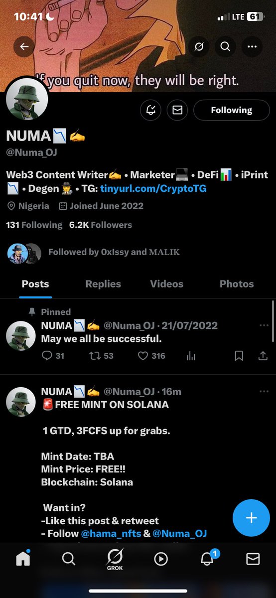 Cryptocryptt's tweet photo. @Numa_OJ @hama_nfts JCNR8wifwz3epEyiEHT3gcyVCByj4HVwDsQYjtgpcg3f

@ReinhardAnyaoha 
@MookieNFT https://t.co/UzRgmhkKpO