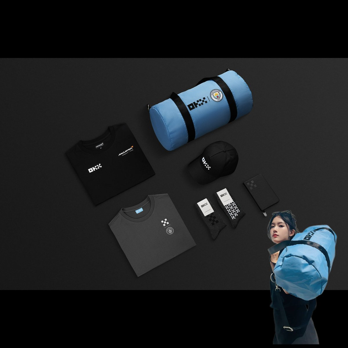 xixikawaii's tweet image. 昨天评论区有人问我要 OKX周边，我去舔了

要求：转发评论这条推文+关注 @sisterinweb3 @mia_okx 抽两套曼城迈凯轮限定的煤气罐套装~都抽了我不要，用easy3开奖~ 😈 

Po…