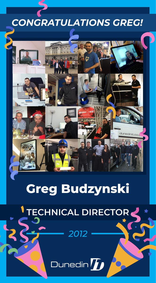 🎉 Excited to share that Greg has been promoted to Technical Director at Dunedin IT! 🎉 His dedication and expertise over the past 14 years have been invaluable. Congrats, Greg!

Read more about this here >> bit.ly/43DHuoO

#Promotion #Leadership #TechIndustry