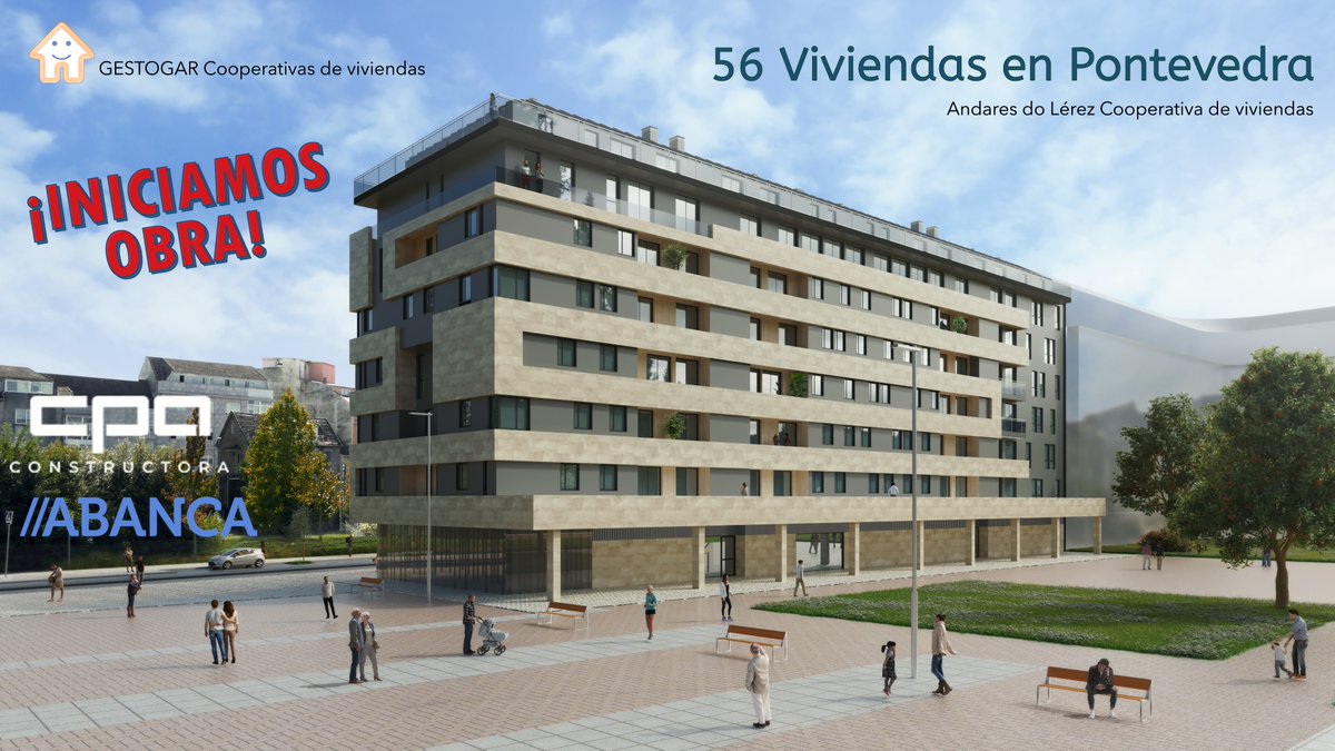 gestogar's tweet image. ¡ Iniciamos Obra ! En Pontevedra.

Andares do Lérez, SGC.

También después de mucho esfuerzo iniciamos obra de 56 viviendas.

La constructora @cpaconstructora es la encargada de ejecutar la obra.🏨

+info: 604 050 000
@ info@gestogar.com