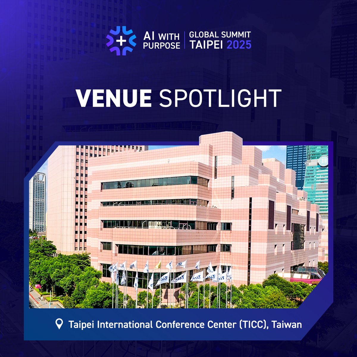 🚀 Join us at the AI with Purpose Global Summit 2025! 🌍 📅 Dates: May 28-29, 2025 📍 Location: Taipei International Convention Center
🎉 Registration is now open—attend in person or online for free! Secure your spot today: aiwithpurpose.org 🔗