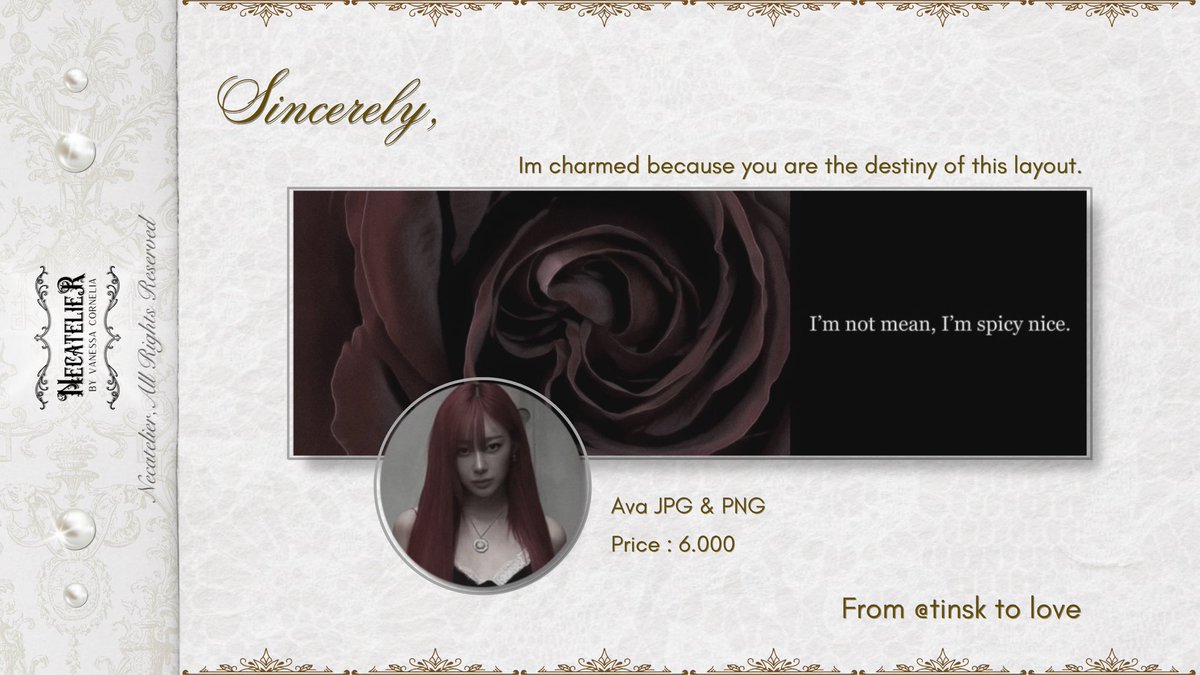 tinsk's tweet image. please repost, thanks!

red giselle is here, pick your ready stock layout now and come to my dm, dear 💌

#zonajajan #zonauang #zonaba