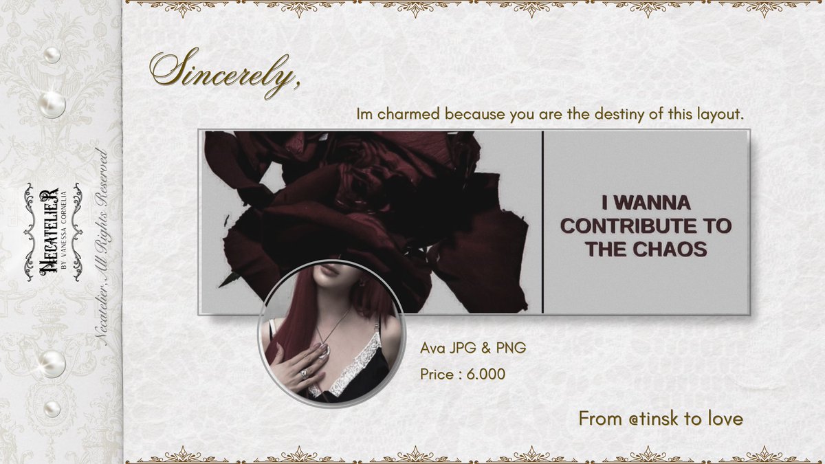 tinsk's tweet image. please repost, thanks!

red giselle is here, pick your ready stock layout now and come to my dm, dear 💌

#zonajajan #zonauang #zonaba