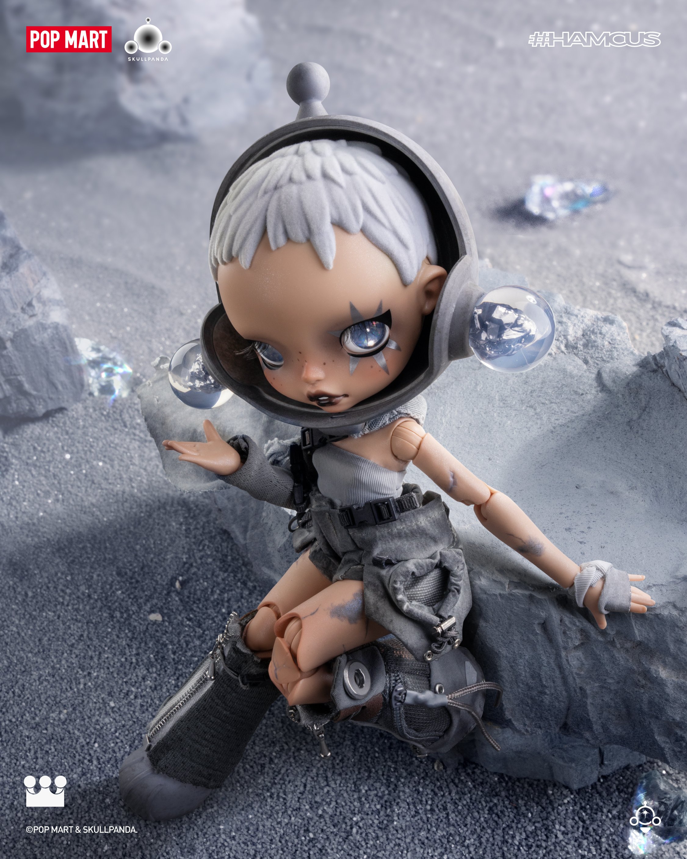 【POP MART】スカルパンダ ルマ SKULLPANDA × HAMCUS x Popmart Skullpanda / LUMA _ 1/6 Poseable Action Figure