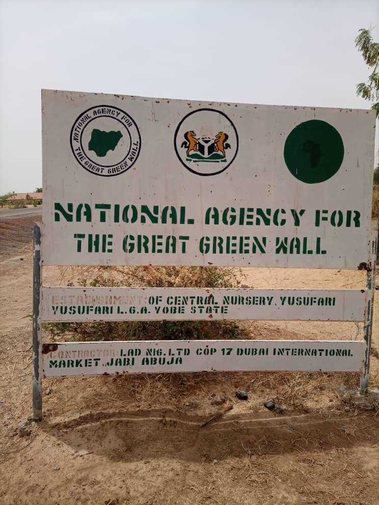 I was in Yusufari yesterday on advocacy to the Emirate council,Local Government council and Great green wall agency Nursery.   Our visit emphasised the reinvigorated NEAZDP that is set to impact on peoples lives once again through various upcoming programmes in the semi arid