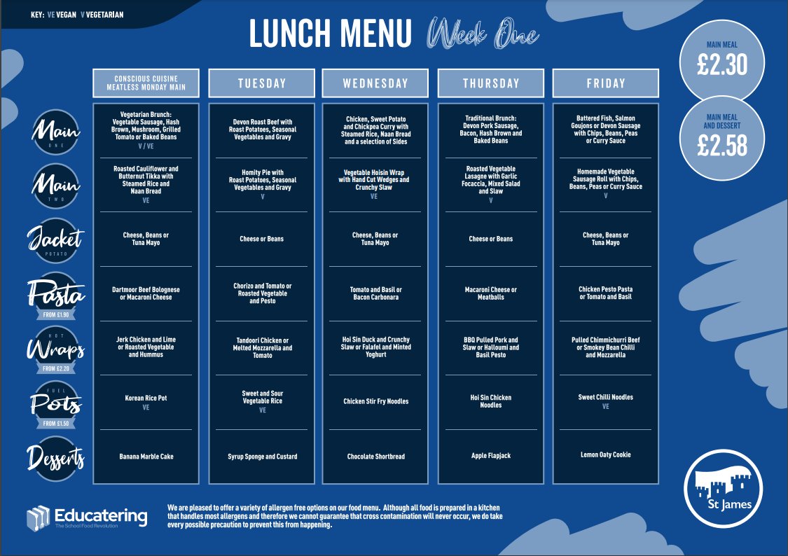 🌟 A Fantastic First Week! 🌟

Our new school meals are a hit! 🍽️💚 Students are loving the fresh, tasty &amp; healthy options:

🥗 “So much fresher!”

🍎 “More variety &amp; healthier choices!”

Big thanks to EduCatering &amp; our students for shaping the menu! Keep the feedback coming!