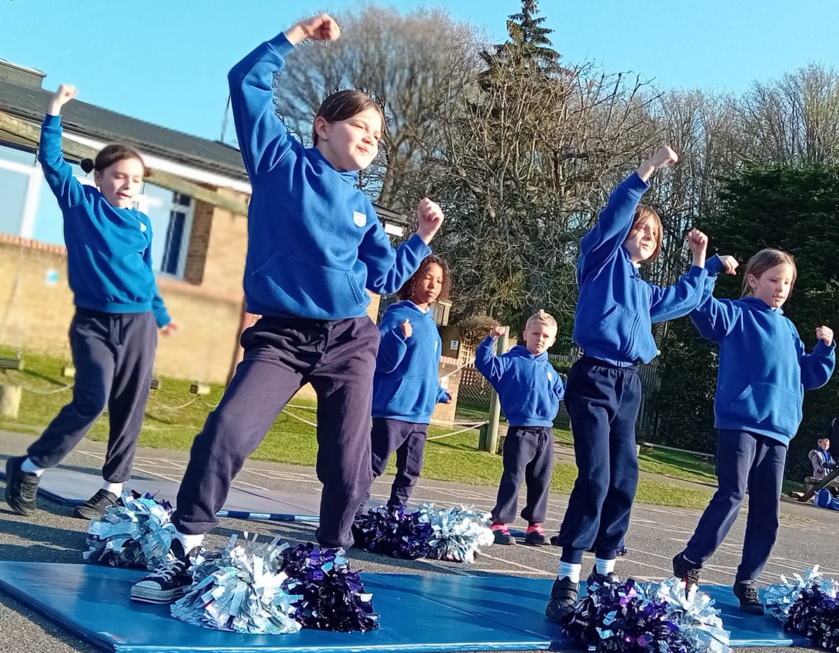 What a great start to the day! Our Cheerleading Club Squad really brought the energy to our playground this morning by showing our parents this terms routine! Well Done! 
<a href="/rogersjanna1/">Anna Rogers</a> <a href="/StAlbansDMAT/">Diocese of St Albans Multi-Academy Trust</a> <a href="/stalbansdioedu/">Diocese of St Albans Schools Team</a>
<a href="/kldancestudio/">KLDANCESTUDIO</a>