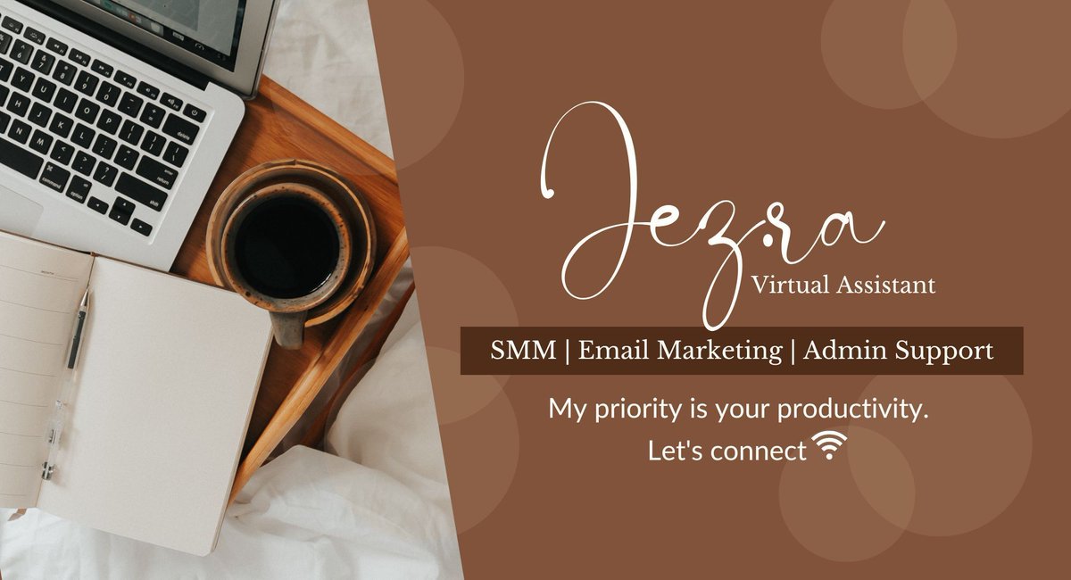 JezManacsaVA's tweet photo. Hi! I’m Jezra from https://t.co/bpD7SjbYWC, and I’m here to make your workday easier. From managing tasks to keeping things organized, I’m here to support you every step of the way—so you can focus on what truly matters.

#VirtualAssistant #Jez.va #BusinessSupport https://t.co/TKOfxpWDbT