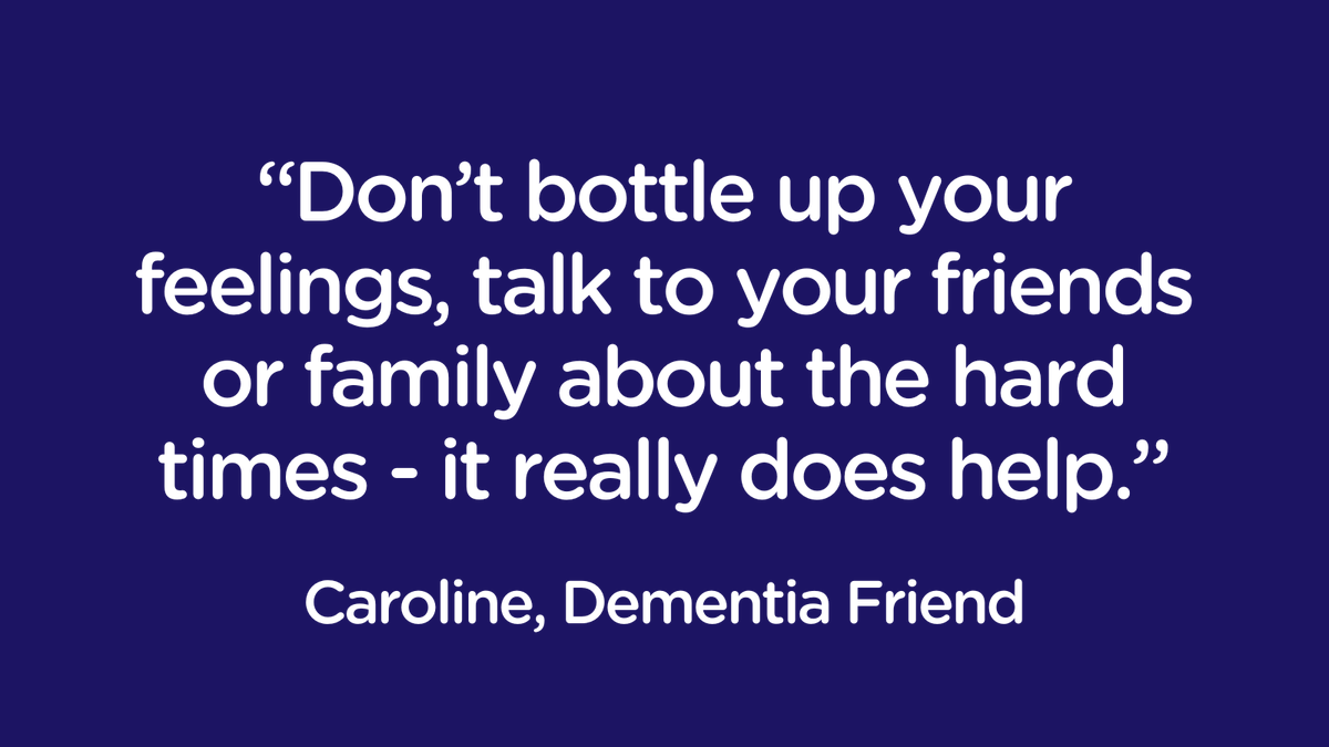 We know that living with dementia can bring stress and anxiety for a person, their family, and carers.

If you need support, call our Dementia Support Line on 0333 150 3456 or visit our online community, Dementia Support Forum: forum.alzheimers.org.uk

#StressAwarenessMonth