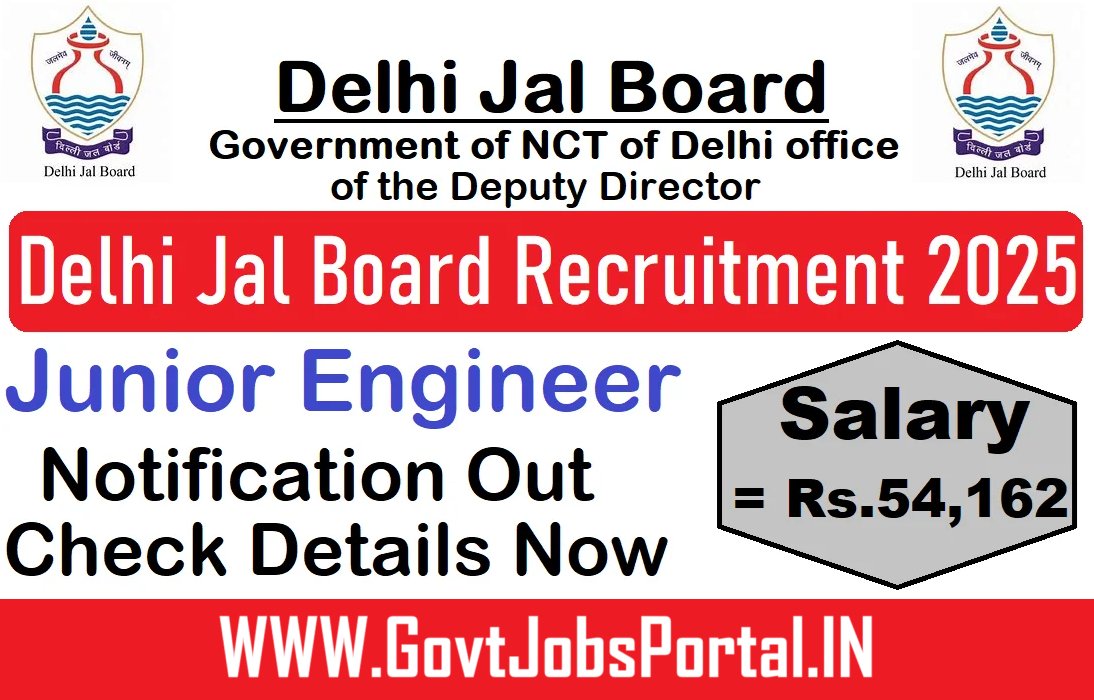Jobsportalforu's tweet image. Delhi Jal Board Recruitment 2025
131 JE Posts
Click on the link for details: govtjobsportal.in/2025/04/delhi-…
Last Date: 15 April 2025

#job #jobs #DelhiJobs