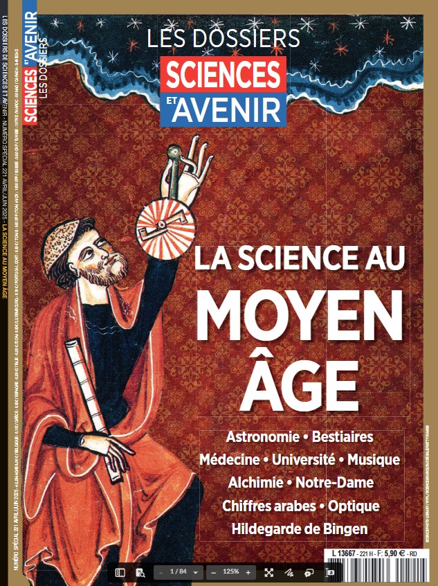 <a href="/Sciences_Avenir/">Sciences et Avenir</a> Bref c'est un super numéro, je vous encourage vraiment à l'acheter. Les temps sombres pour la science ne sont pas toujours ceux auxquels on pense... CQFD.