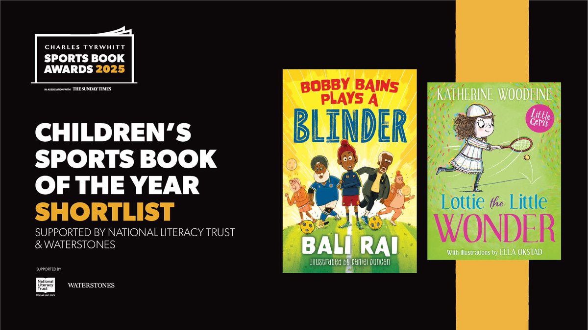 Congratulations to <a href="/balirai/">bali rai</a>, <a href="/DanielDuncan/">Dan</a>, <a href="/followtheyellow/">Katherine Woodfine (updates)</a> and #EllaOkstad on shortlisting for the <a href="/sportsbookaward/">The Charles Tyrwhitt Sports Book Awards</a>! #CTSBA25 #ReadingForSport
