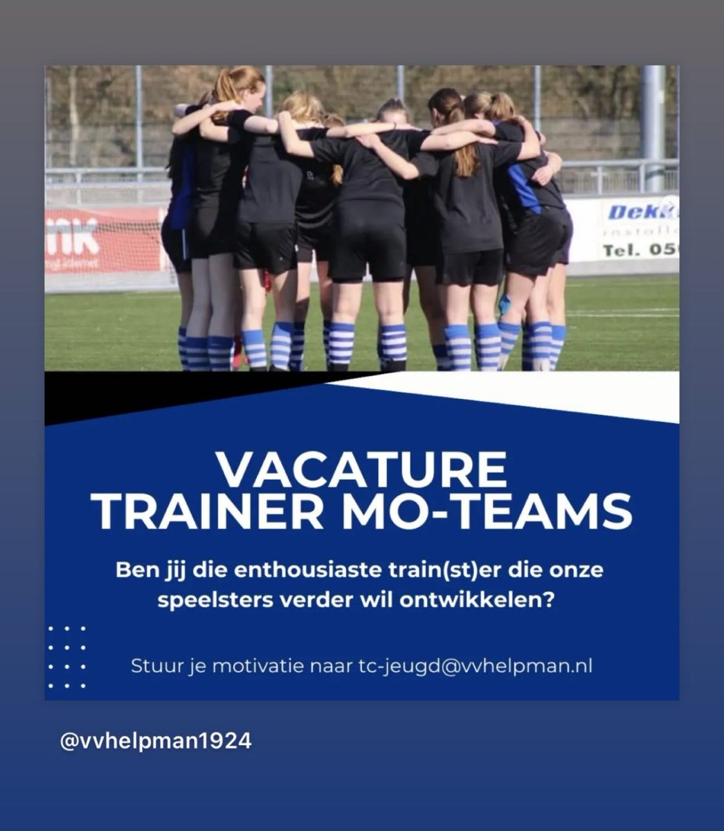 Vacature trainer MO-teams vvhelpman.nl/vacature-train…